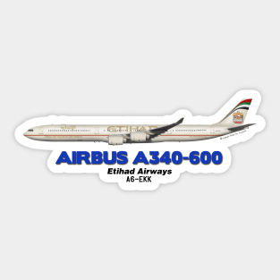 Airbus A340-600 - Etihad Airways Sticker